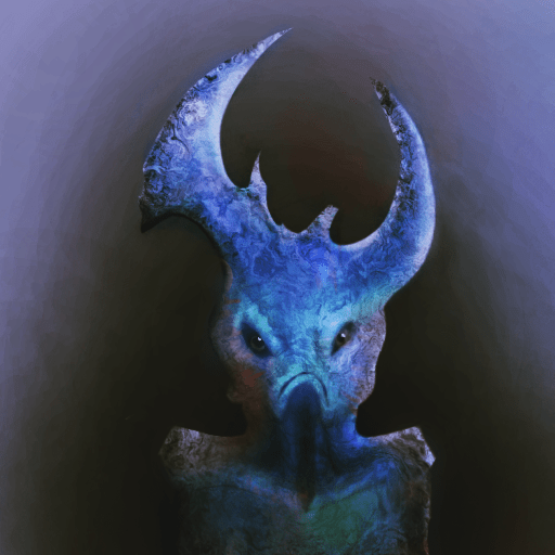 Creature painted with Krita.